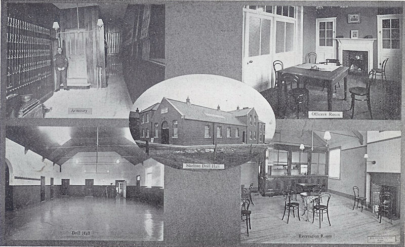 Postcard of Skelton Drill Hall